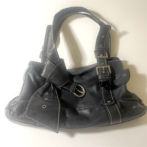 blumarine leather bag